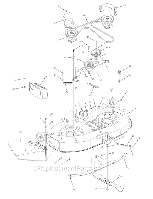 Wiring Diagram for Troy Bilt Riding Mower Troy Bilt Lawn Tractor 13an77kg011 Pony Ereplacementparts Com