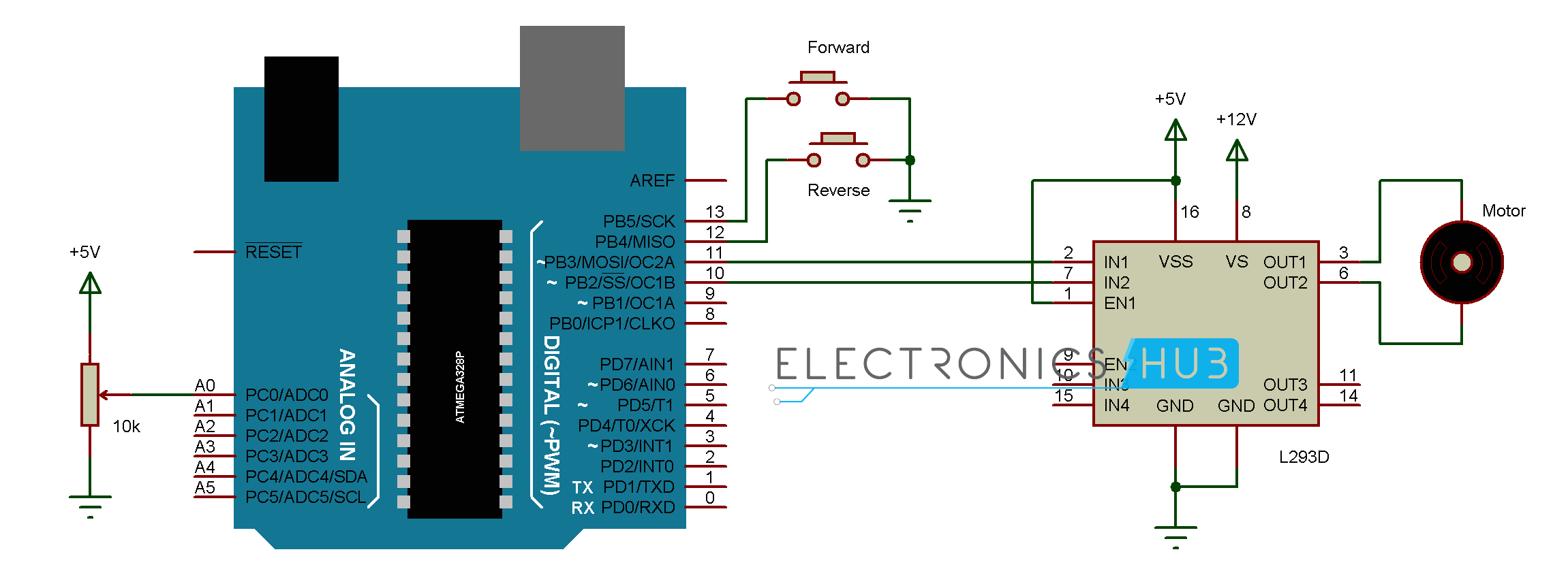Wiring Diagram Of Motor Control Dc Motor Control with Arduino Wiring Diagram Of Motor Control Dc Motor Control with Arduino