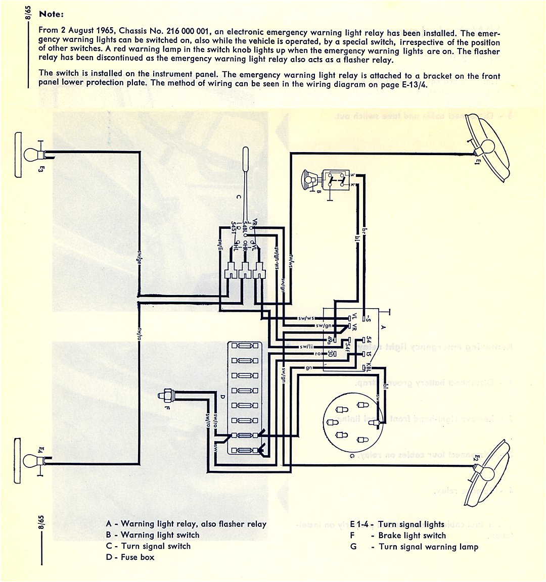 Wiring Diagram Turn Signals and Brake Lights thesamba Com Type 2 Wiring Diagrams Wiring Diagram Turn Signals and Brake Lights thesamba Com Type 2 Wiring Diagrams