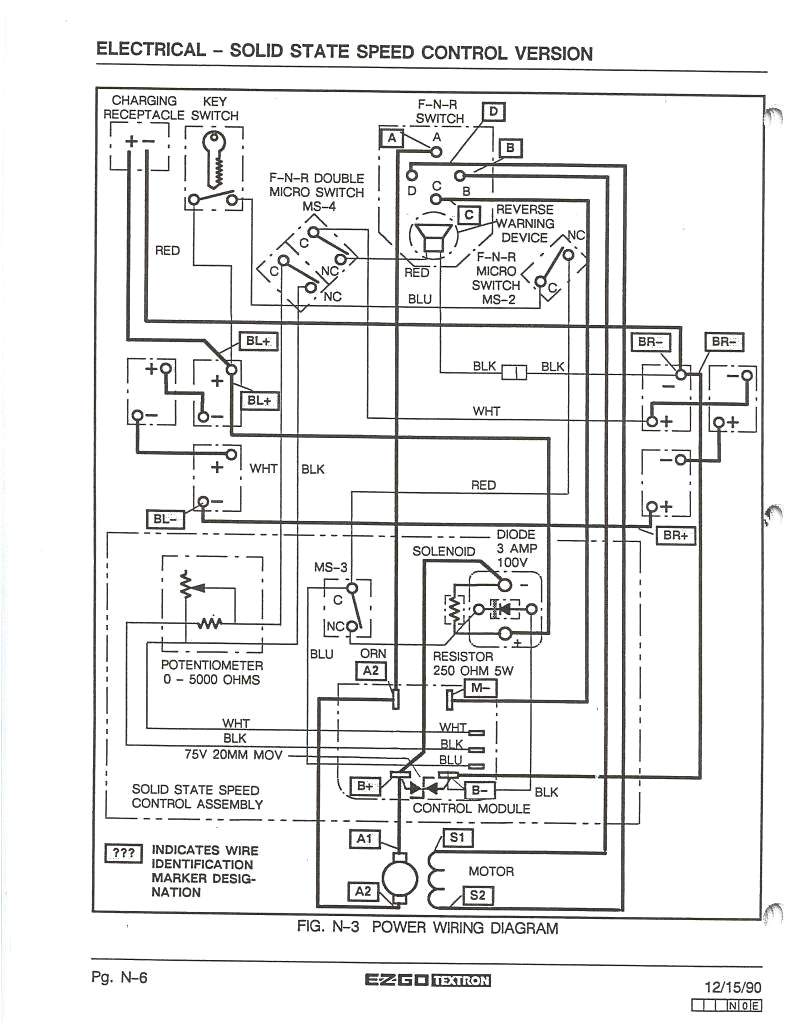 Yamaha Gas Golf Cart Wiring Diagram Wiring Diagram for Golf Cart Wiring Diagram Week