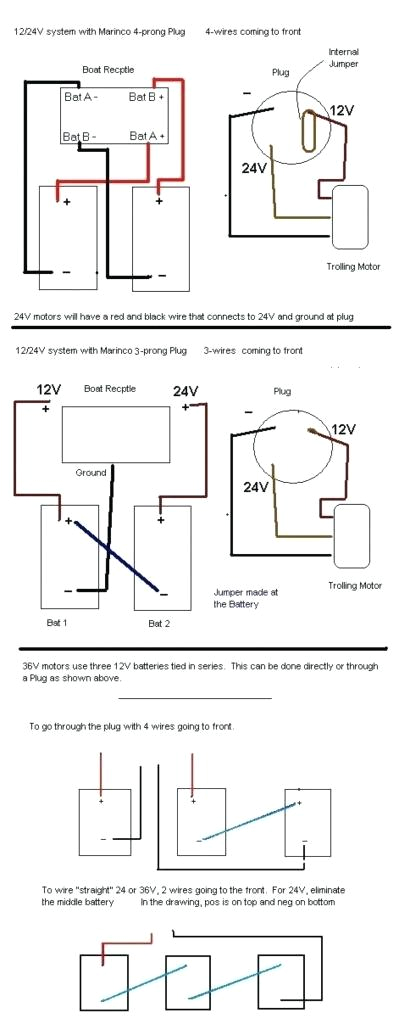 12 24 Volt Trolling Motor Wiring Diagram Wiring Diagram Likewise On Marinco Trolling Motor Receptacle Wiring