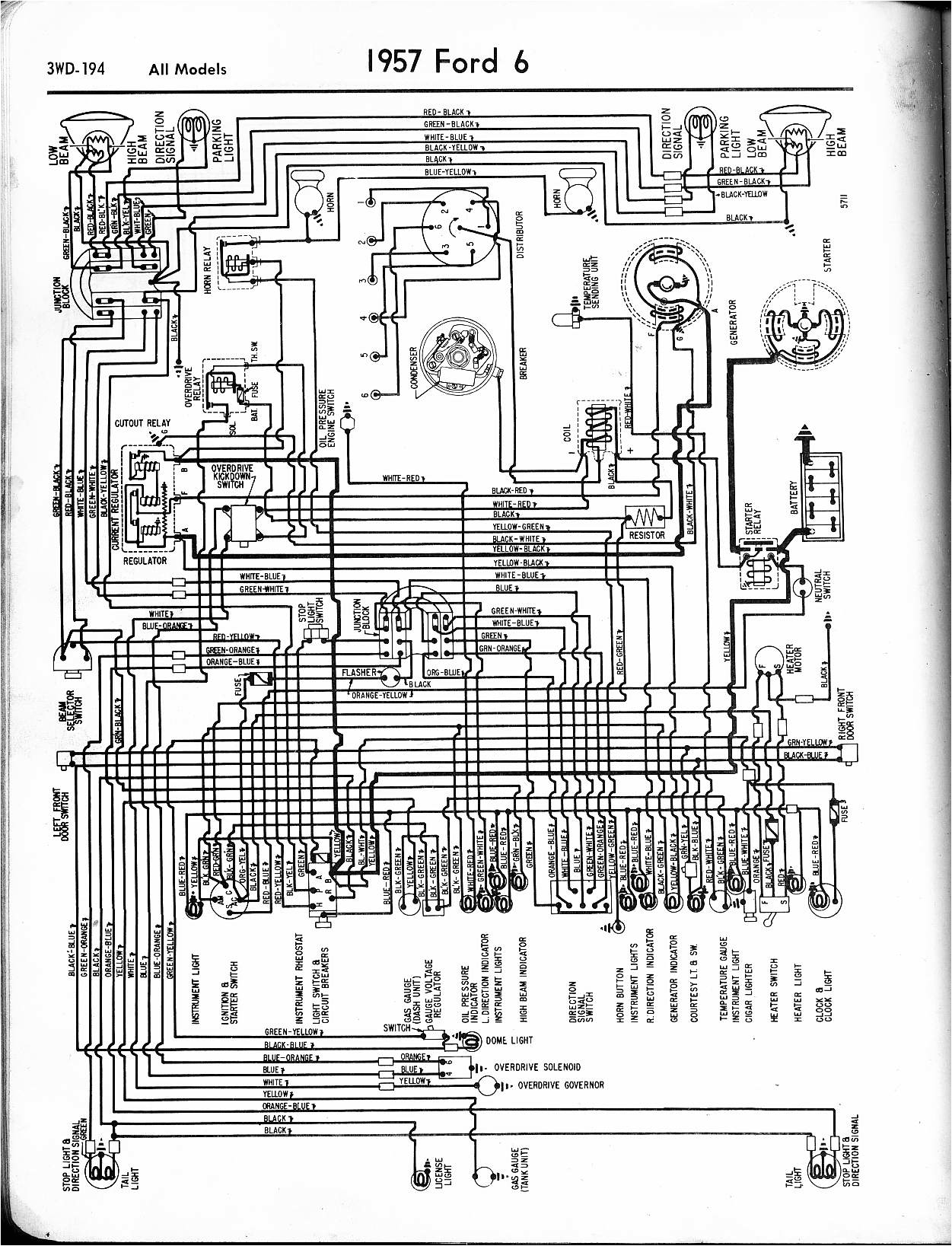 1957 ford Wiring Diagram 57 65 ford Wiring Diagrams 1957 ford Wiring Diagram 57 65 ford Wiring Diagrams