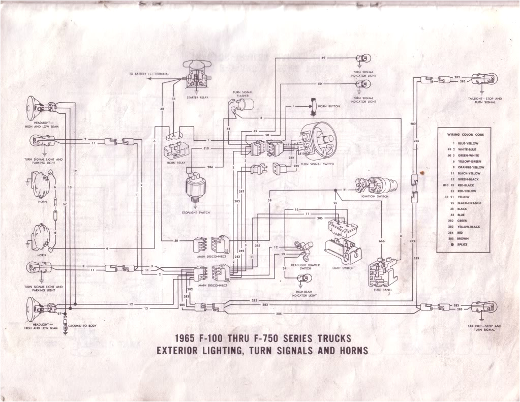 1963 Ford F100 Wiring Diagram Autocardesign
