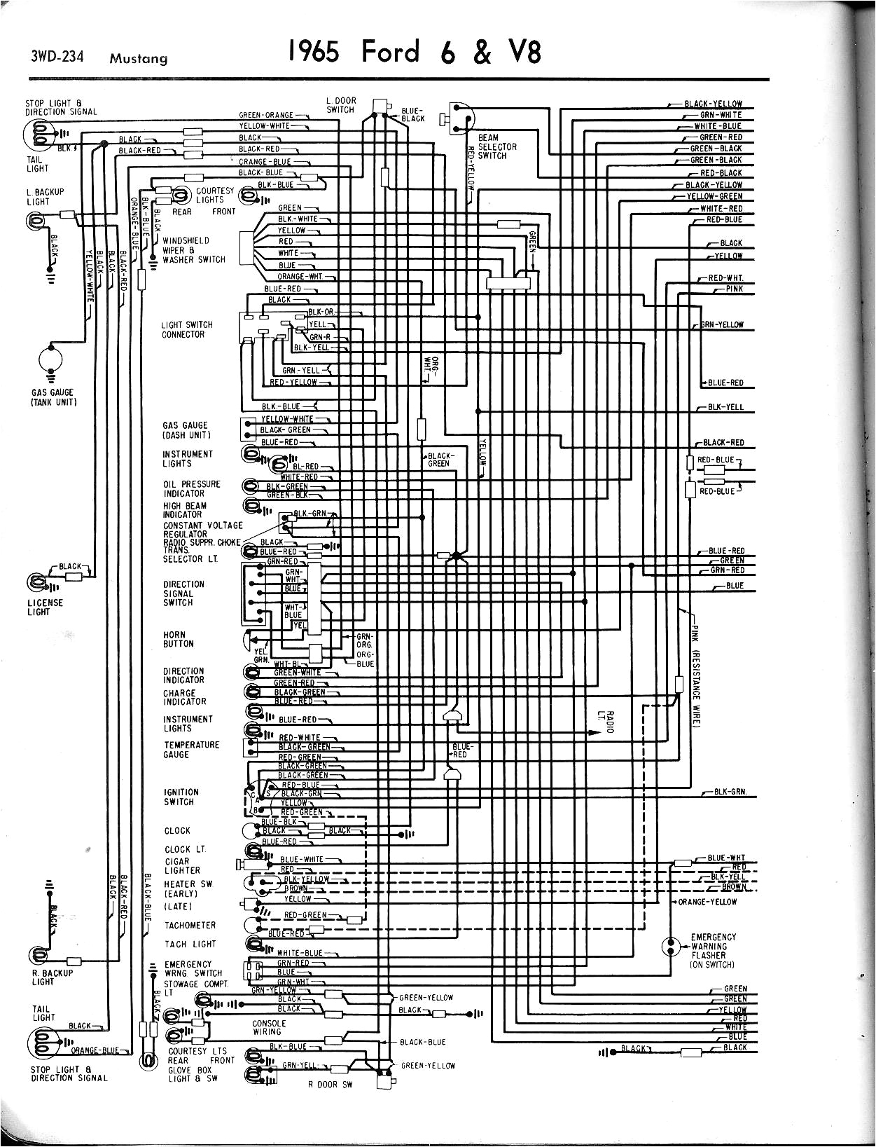 1965 Mustang Wiring Diagram 1965 Mustang Wiring Diagram Elegant 1966 Mustang Wiring Diagrams