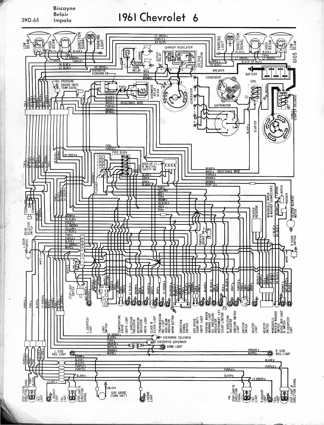 1967 Impala Wiring Diagram Wiring Diagram 1960 Chevrolet 6 Biscayne Belair or Impala Wiring 1967 Impala Wiring Diagram Wiring Diagram 1960 Chevrolet 6 Biscayne Belair or Impala Wiring