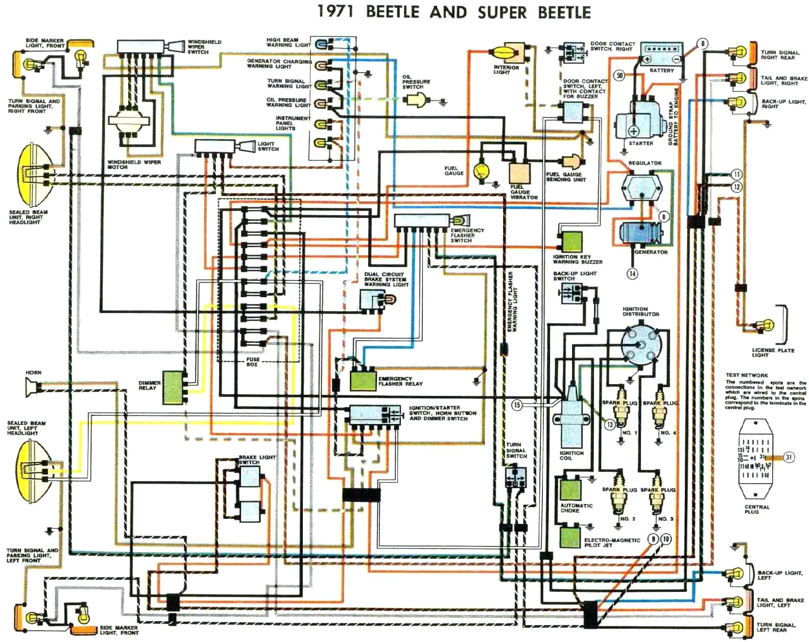 1971 Vw Beetle Wiring Diagram 1993 Vw Super Beetle Wiring Diagram Wiring Diagram Centre