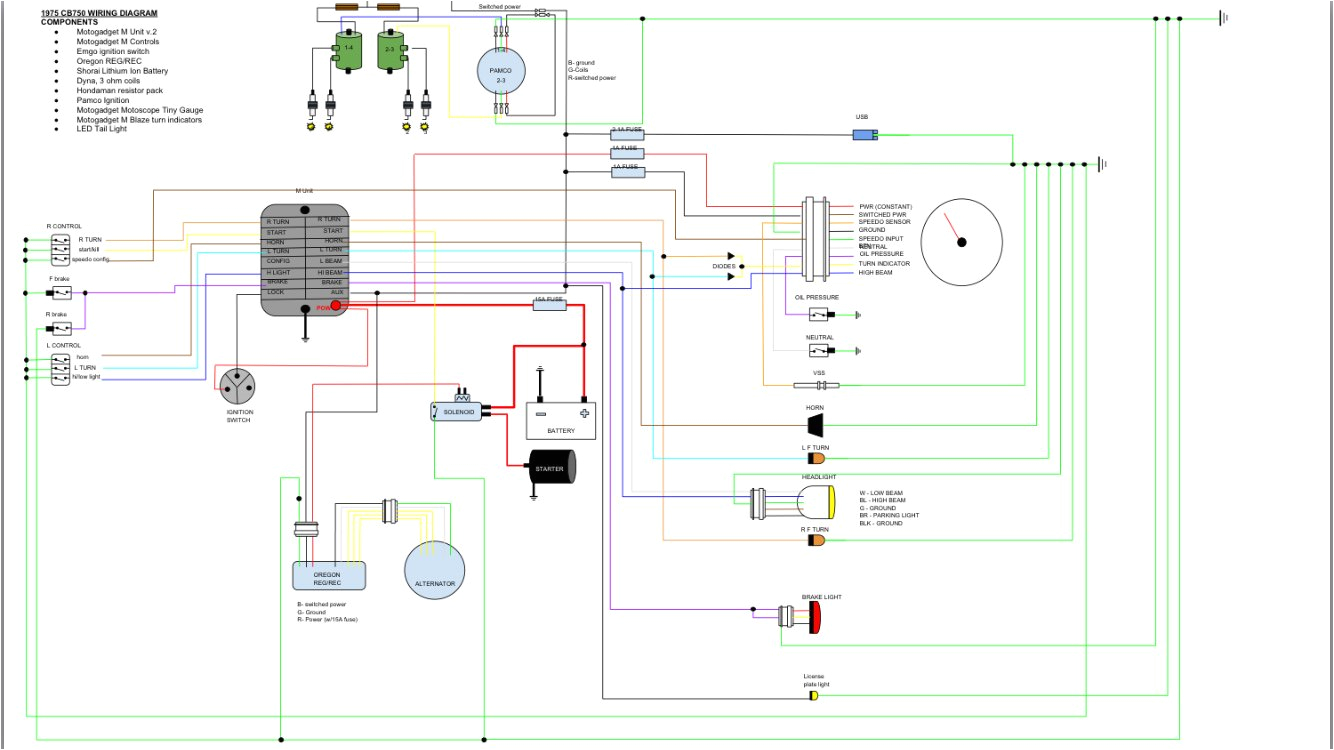 1975 Cb750 Wiring Diagram Cb750 K5 1975 Cafe Build 1975 Cb750 Wiring Diagram Cb750 K5 1975 Cafe Build