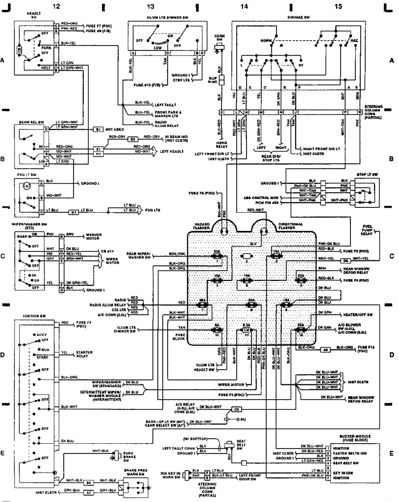 1989 Jeep Yj Wiring Diagram 91 Jeep Wrangler Engine Diagram Wiring Diagram Operations 1989 Jeep Yj Wiring Diagram 91 Jeep Wrangler Engine Diagram Wiring Diagram Operations