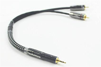 2.5 Mm Jack Wiring Diagram 2 5mm Trrs Balanced Male to Rca Adapter Cable 1 Ft Male Female Rca Connector Male Rca