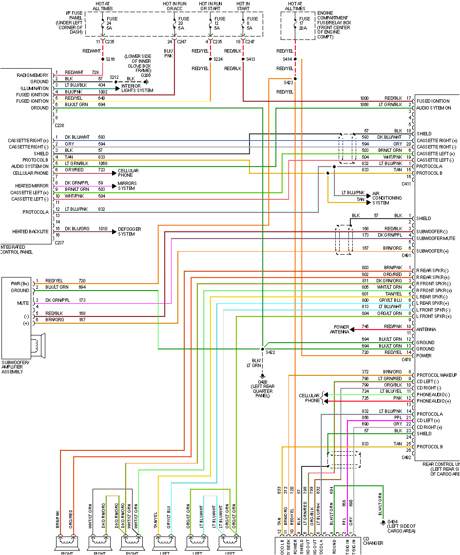 2002 ford Taurus Stereo Wiring Diagram 2001 Taurus Radio Wire Diagram Wiring Diagram