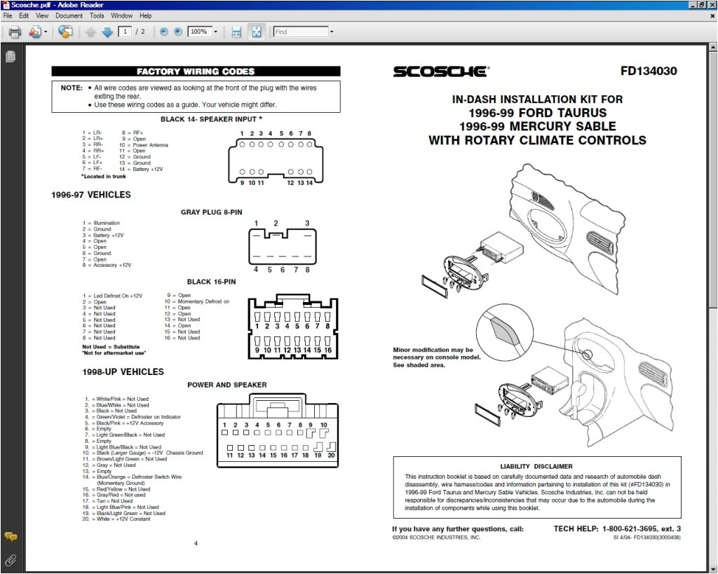 2005 ford Taurus Stereo Wiring Diagram 99 Taurus Radio Wiring Wiring Diagram Page 2005 ford Taurus Stereo Wiring Diagram 99 Taurus Radio Wiring Wiring Diagram Page