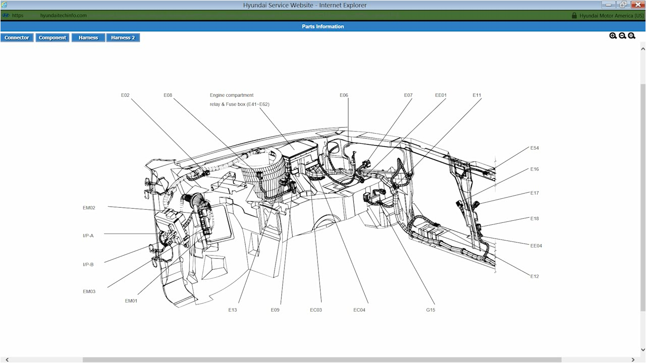 2005 Hyundai Accent Radio Wiring Diagram Hyundai Wiring Diagrams 2001 to 2006 Youtube