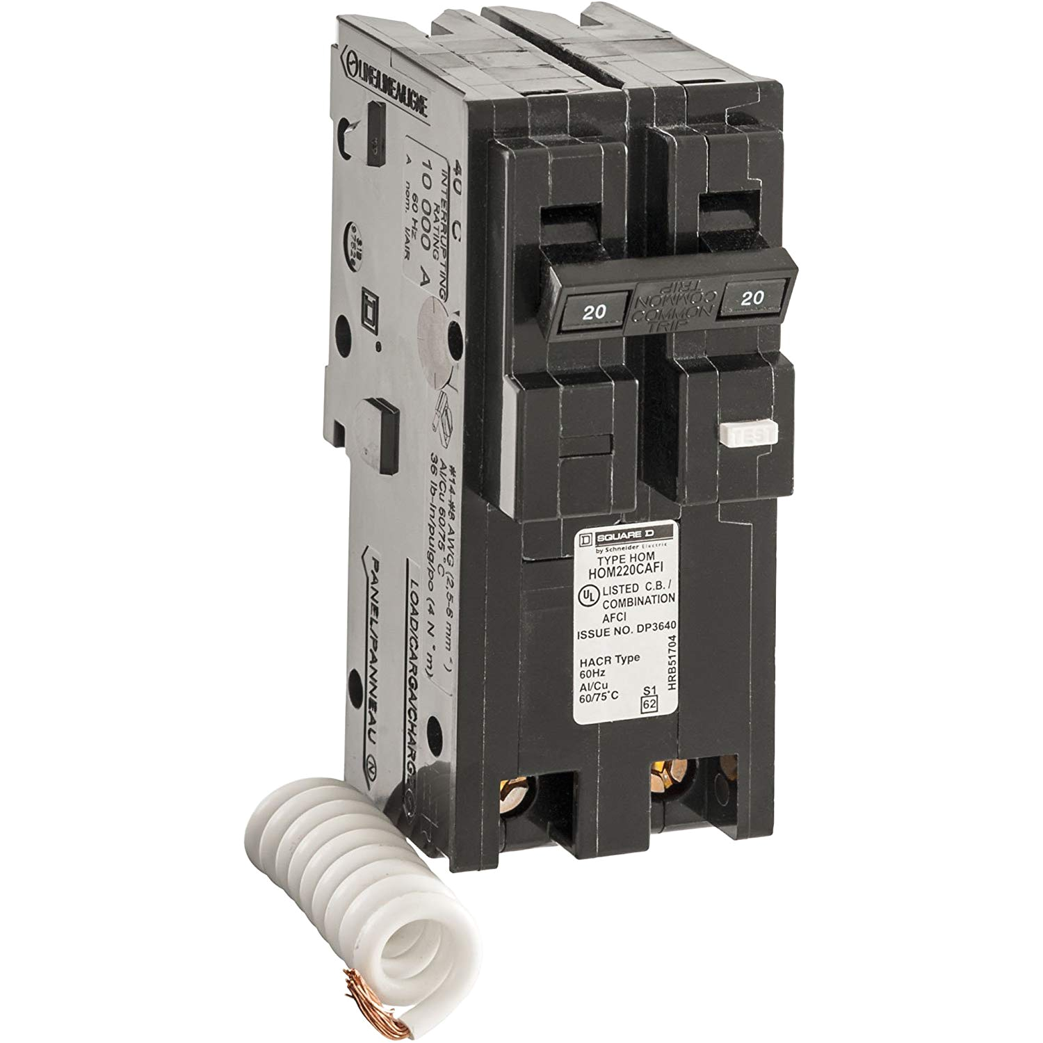 220 Volt Gfci Breaker Wiring Diagram Square D by Schneider Electric Hom220cafic Homeline 20 Amp Two Pole Cafci Circuit Breaker 220 Volt Gfci Breaker Wiring Diagram Square D by Schneider Electric Hom220cafic Homeline 20 Amp Two Pole Cafci Circuit Breaker