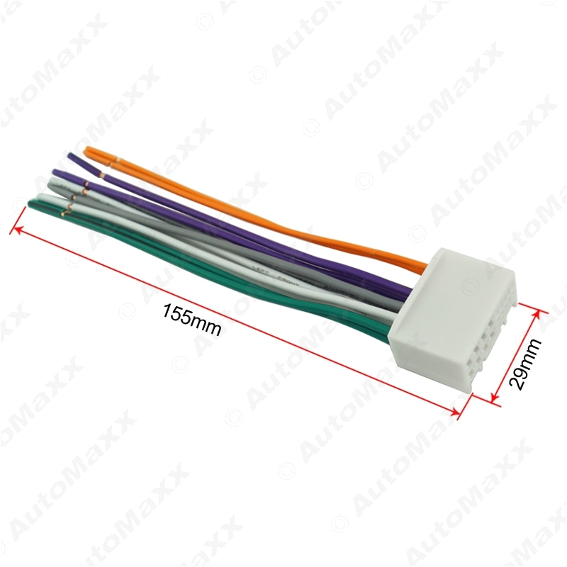 3.5 Mm Stereo Wiring Diagram Feeldo Car Audio Cd Stereo Wiring Harness Adapter with Usb Aux Plug