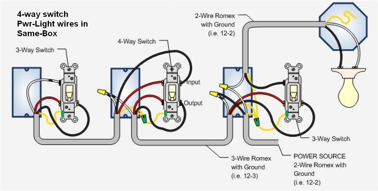 4-way Switch Wiring Diagram Cooper 4 Way Switch Wiring Diagram for Switches In 2019