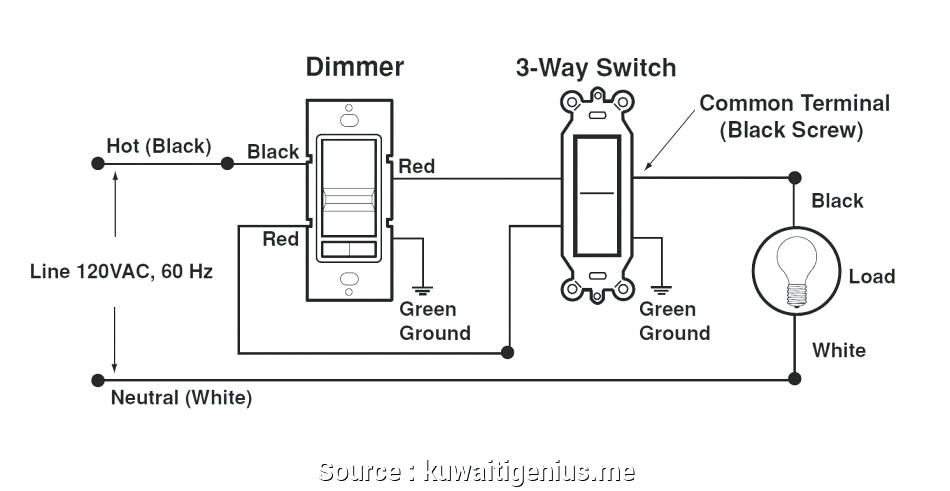 4 Way Switch Wiring Diagram with Dimmer Leviton Rotary Dimmer Wiring Diagram Wiring Diagram Note