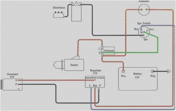 6 Volt Generator Wiring Diagram ford 6 Volt Positive Ground Wiring Diagram Wiring Diagram Load