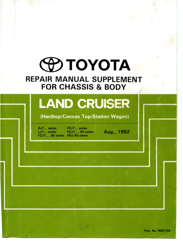 75 Series Landcruiser Wiring Diagram 80 Series Manual