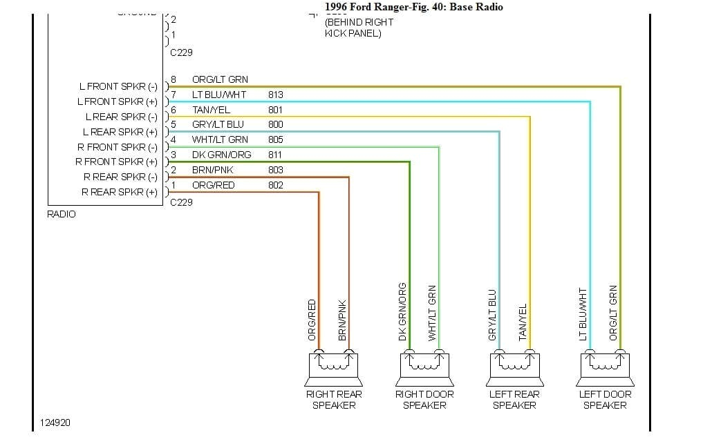 96 ford Ranger Radio Wiring Diagram Diagram Of Pa46 Stereo Wiring Harness Electrical Schematic Wiring