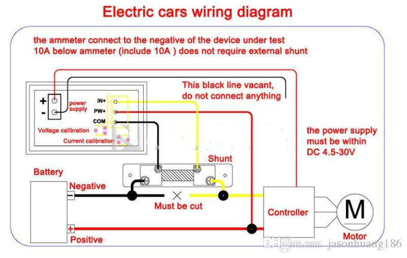 Amp Meter Shunt Wiring Diagram 2019 New Dual Display Led Digital Voltmeter Ammeter Panel Blue and Amp Meter Shunt Wiring Diagram 2019 New Dual Display Led Digital Voltmeter Ammeter Panel Blue and