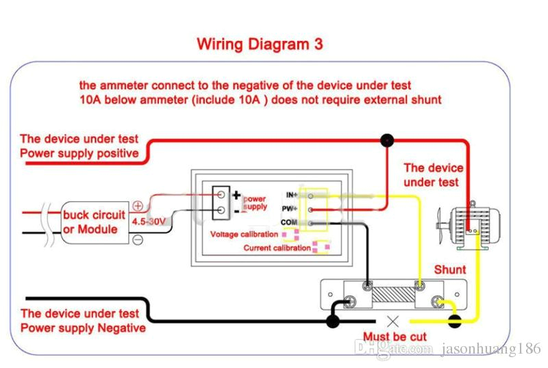 Amp Meter Shunt Wiring Diagram 2019 New Dual Display Led Digital Voltmeter Ammeter Panel Blue and Amp Meter Shunt Wiring Diagram 2019 New Dual Display Led Digital Voltmeter Ammeter Panel Blue and