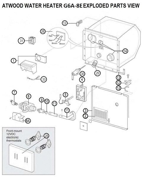 Atwood Water Heater Wiring Diagram atwood Water Heater Model G6a 8e Parts Pdxrvwholesale Atwood Water Heater Wiring Diagram atwood Water Heater Model G6a 8e Parts Pdxrvwholesale