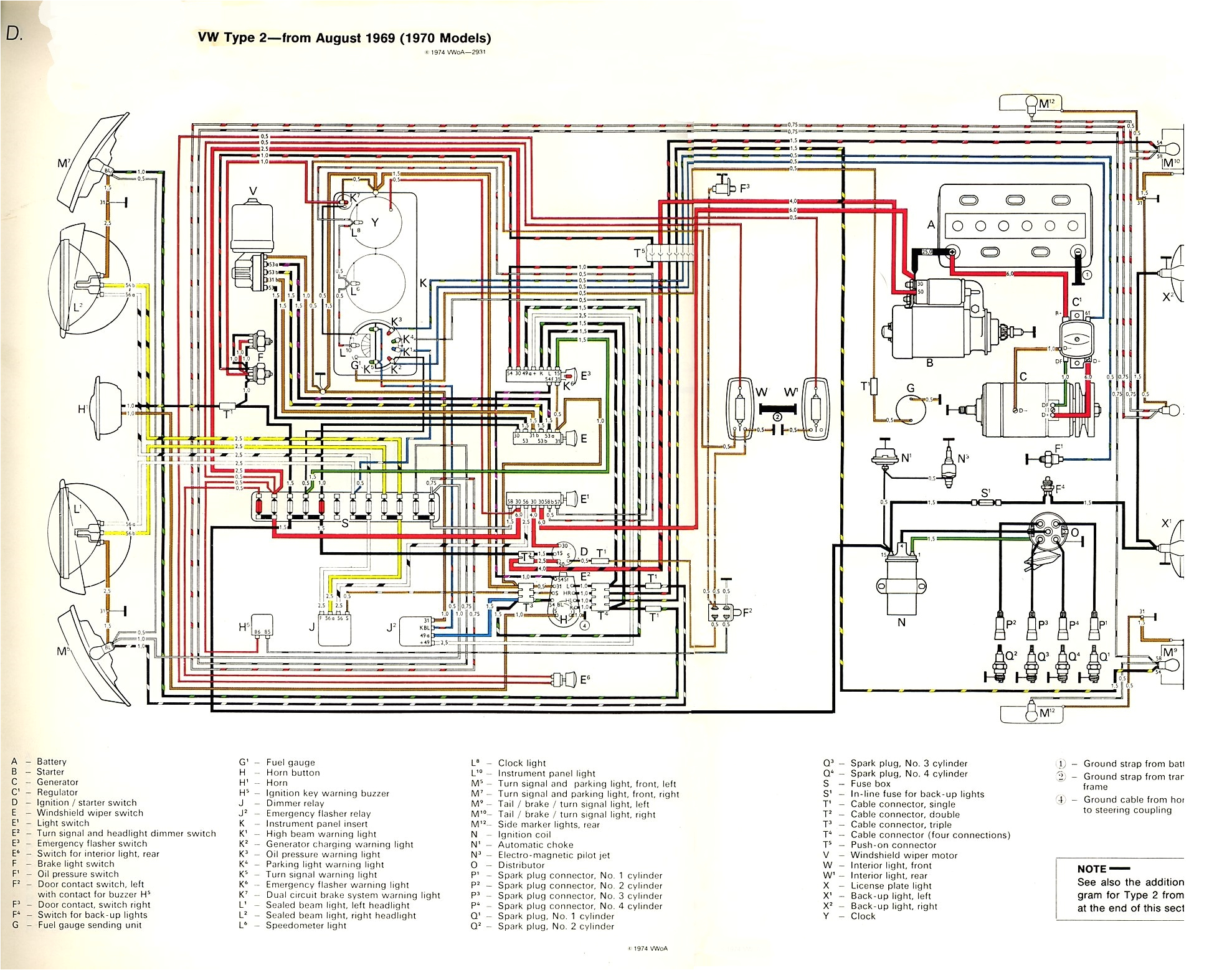 Audi A3 Rear Lights Wiring Diagram thesamba Com Type 2 Wiring Diagrams Audi A3 Rear Lights Wiring Diagram thesamba Com Type 2 Wiring Diagrams