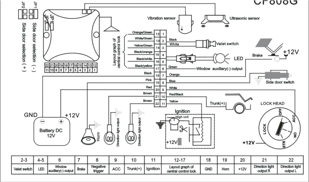 Auto Alarm Wiring Diagrams toyota Car Alarm Wiring Diagram Wiring Diagram Note