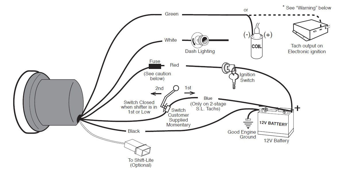 Autometer Sport Comp Tachometer Wiring Diagram Autometer Tach Wiring Diagram Eyelash Me