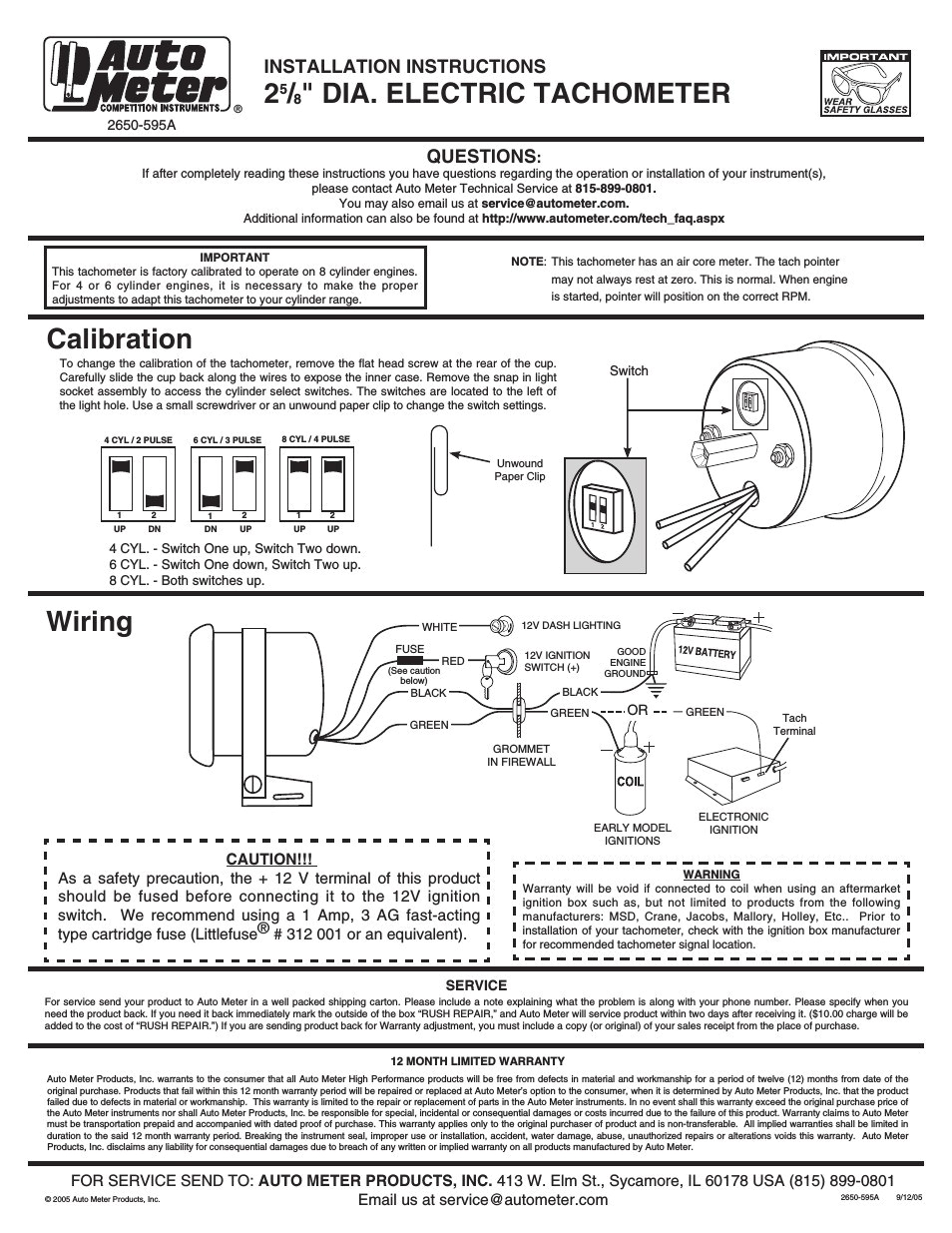 Autometer Sport Comp Tachometer Wiring Diagram Mustang Auto Meter Tach Wiring Autometer Tach Wiring Darren Criss