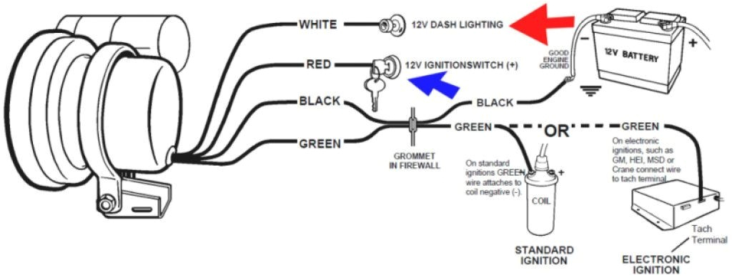 Autometer Sport Comp Tachometer Wiring Diagram Tachometer Wiring Diagram Wiring Diagram