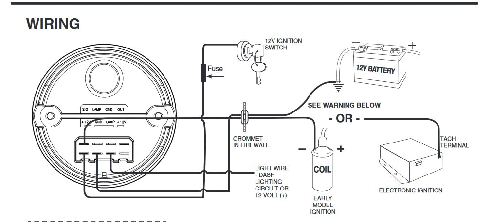 Autometer Tachometer Wiring Diagram Wiring Tach to Msd 6al Electrical Schematic Wiring Diagram