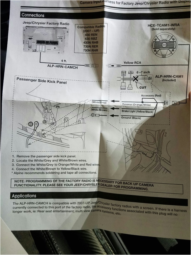 Backup Camera Wiring Diagram Look Right Wiring Conflict for Backup Camera Jeep Wrangler forum Backup Camera Wiring Diagram Look Right Wiring Conflict for Backup Camera Jeep Wrangler forum