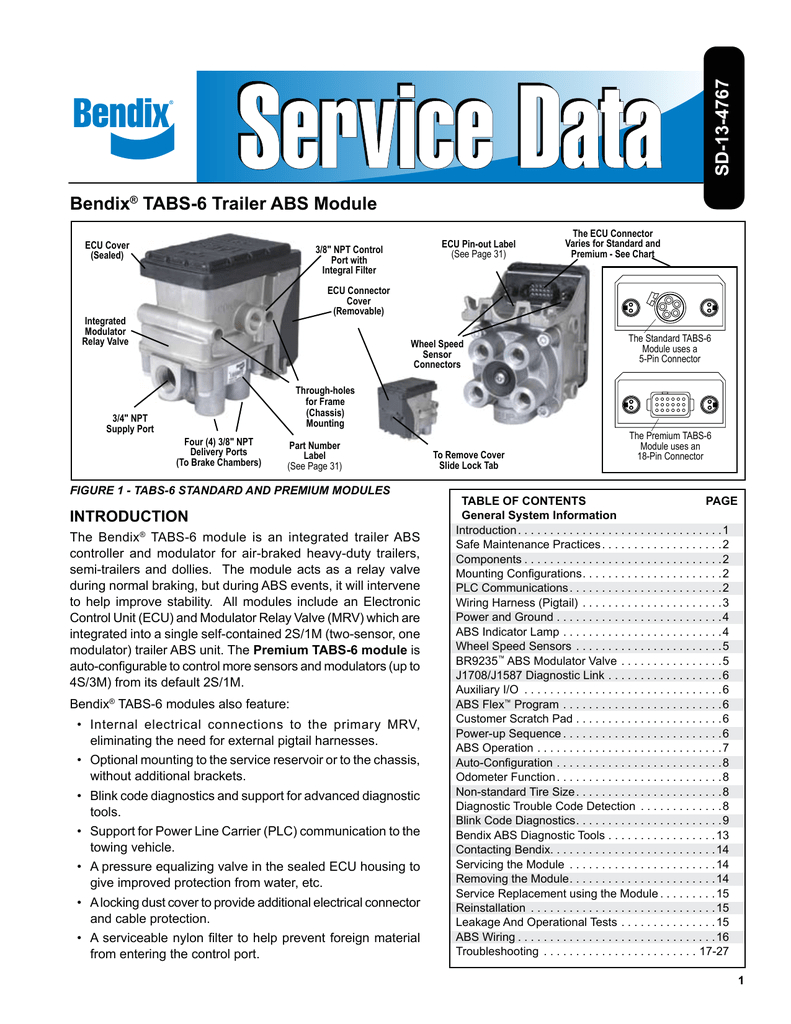 Bendix Trailer Abs Wiring Diagram Bendix Tabs 6 User S Manual Manualzz Com Bendix Trailer Abs Wiring Diagram Bendix Tabs 6 User S Manual Manualzz Com