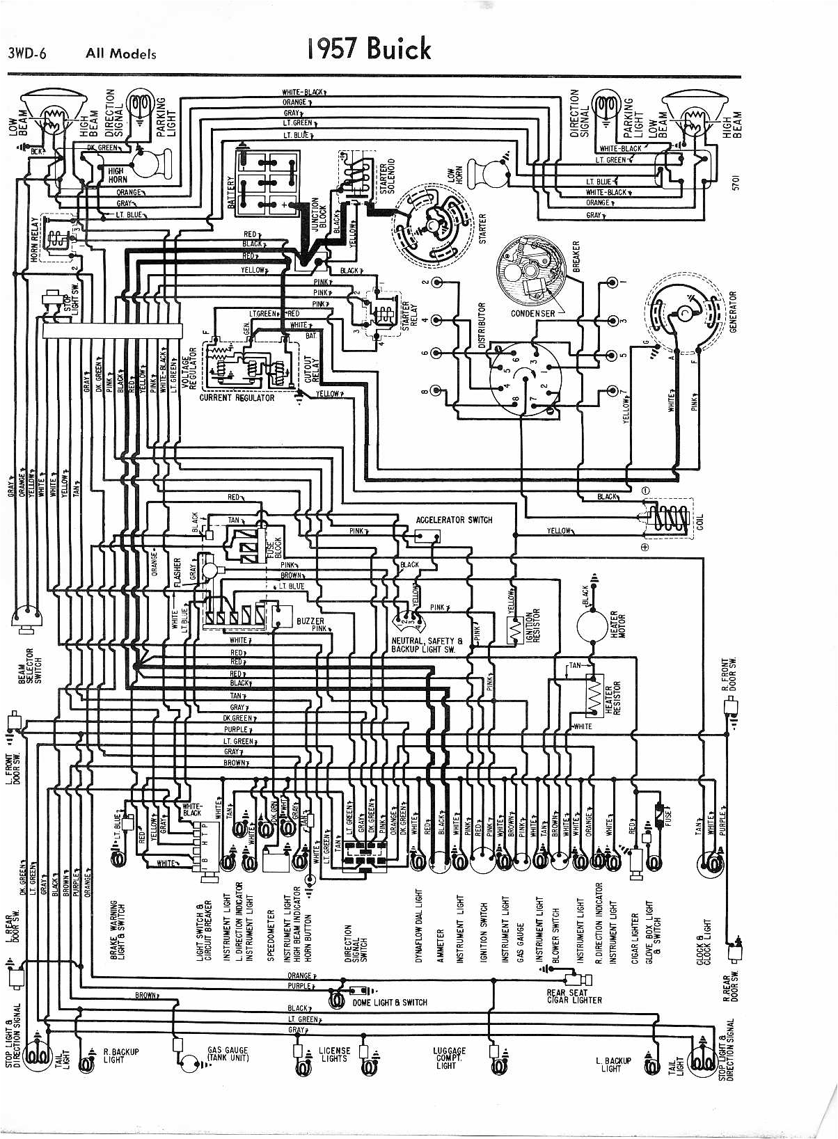 Buick Wiring Diagrams Free Charging Circuit Diagram for the 1953 55 Buick All Except 1953 Buick Wiring Diagrams Free Charging Circuit Diagram for the 1953 55 Buick All Except 1953