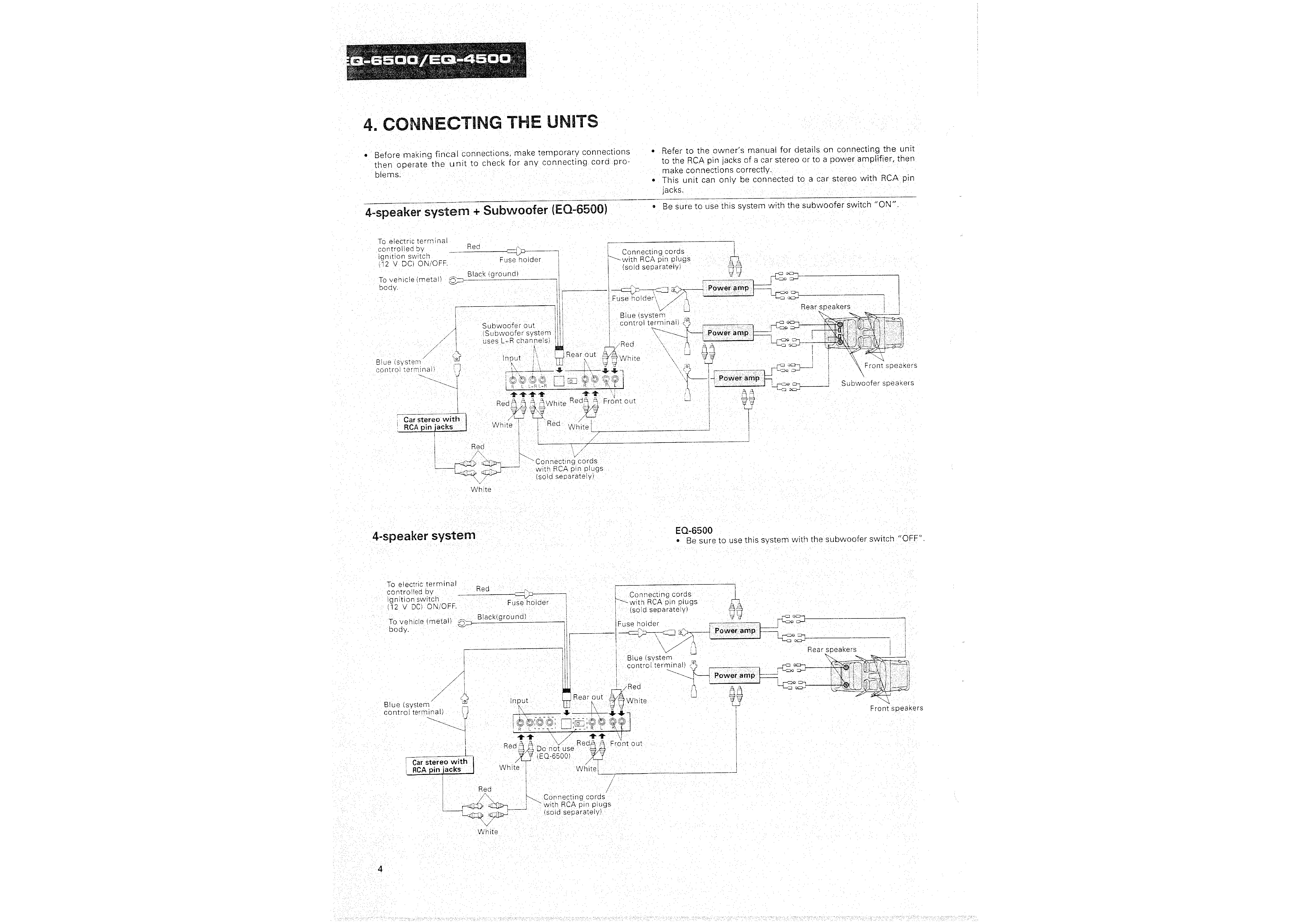 Car Stereo Amplifier Wiring Diagram Car Equalizer Wiring Diagram Lovely Pioneer Eq 6500 Wiring Diagram
