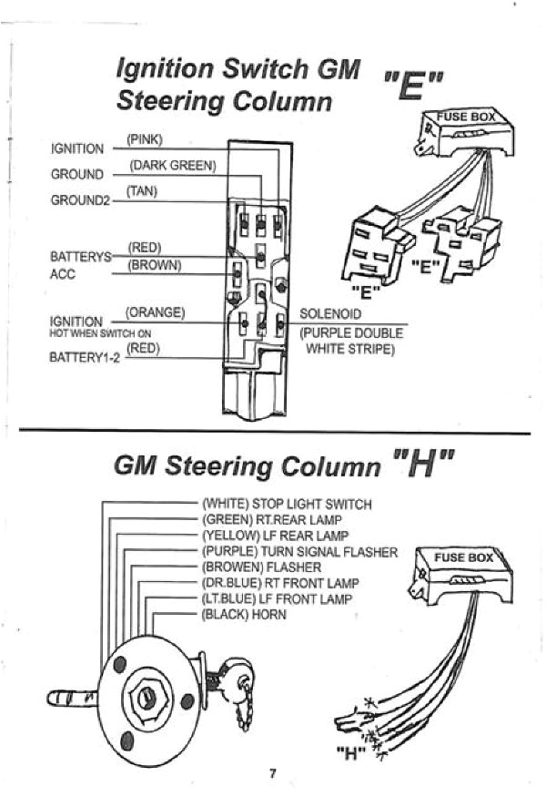 Chevrolet Steering Column Wiring Diagram Chevy Steering Column Wiring Diagram Premium Wiring Diagram Blog