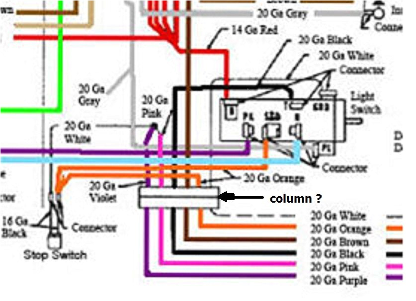 Chevy Steering Column Wiring Diagram Wiring Diagram Ididit Steering Column Simple Wiring Diagram tools