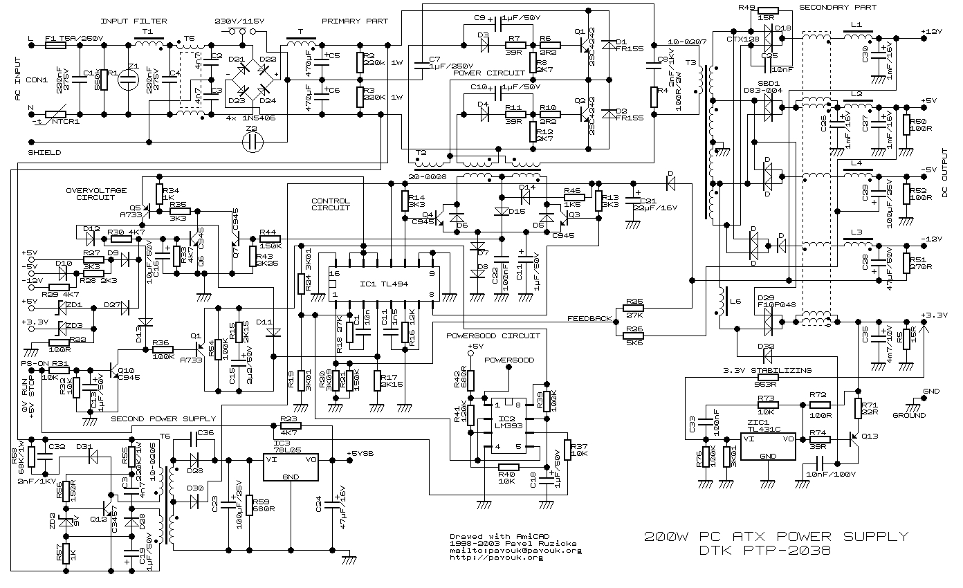 Compaq Power Supply Wiring Diagram 200w atx Pc Power Supply Compaq Power Supply Wiring Diagram 200w atx Pc Power Supply