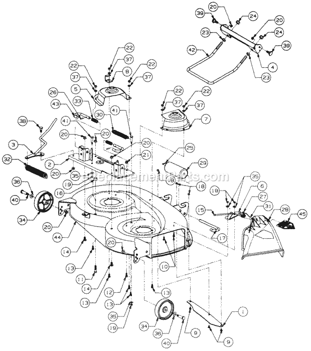 Cub Cadet 2135 Wiring Diagram Cub Cadet Tractor 2135 Ereplacementparts Com