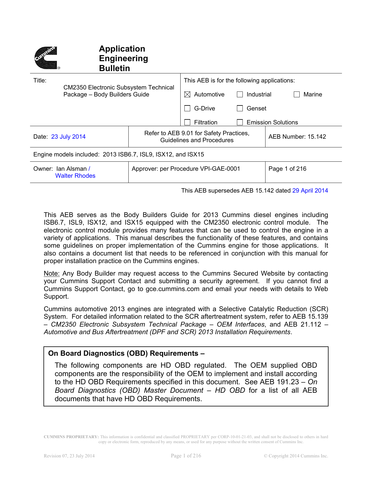 Cummins isx15 Ecm Wiring Diagram Body Builder Pdf Guide with Pto Information On Pages Manualzz Com