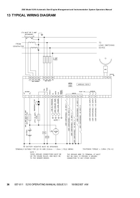 Dse704 Wiring Diagram Dse Model 5210 Automatic Dse704 Wiring Diagram Dse Model 5210 Automatic