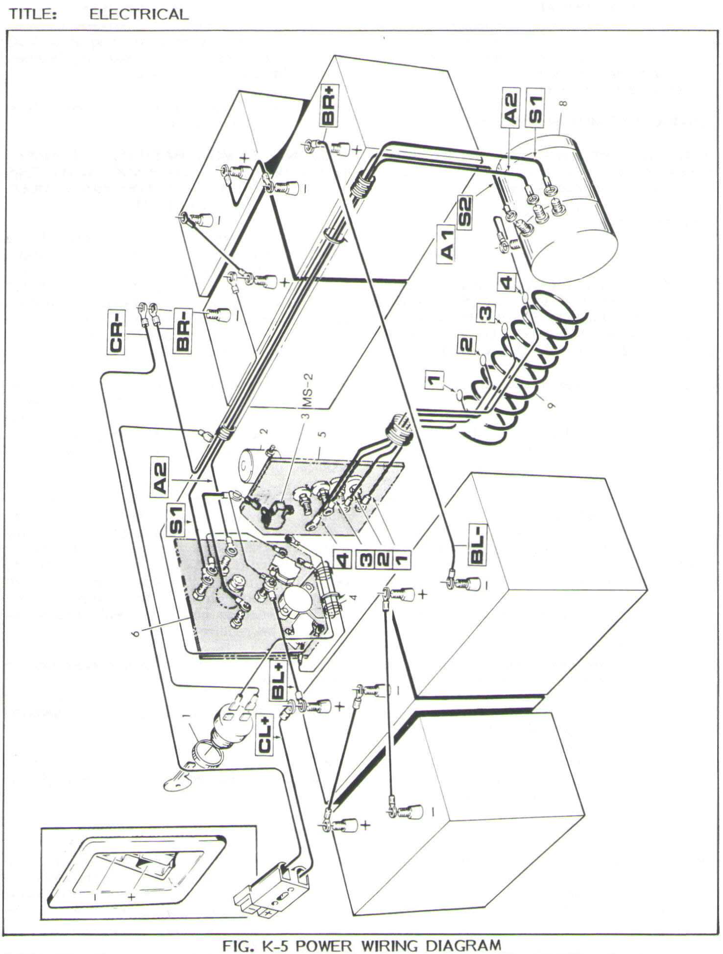 Ezgo Wiring Diagram Electric Golf Cart 1982 Ezgo Electric Golf Cart Wiring Diagram Wiring Diagram Data
