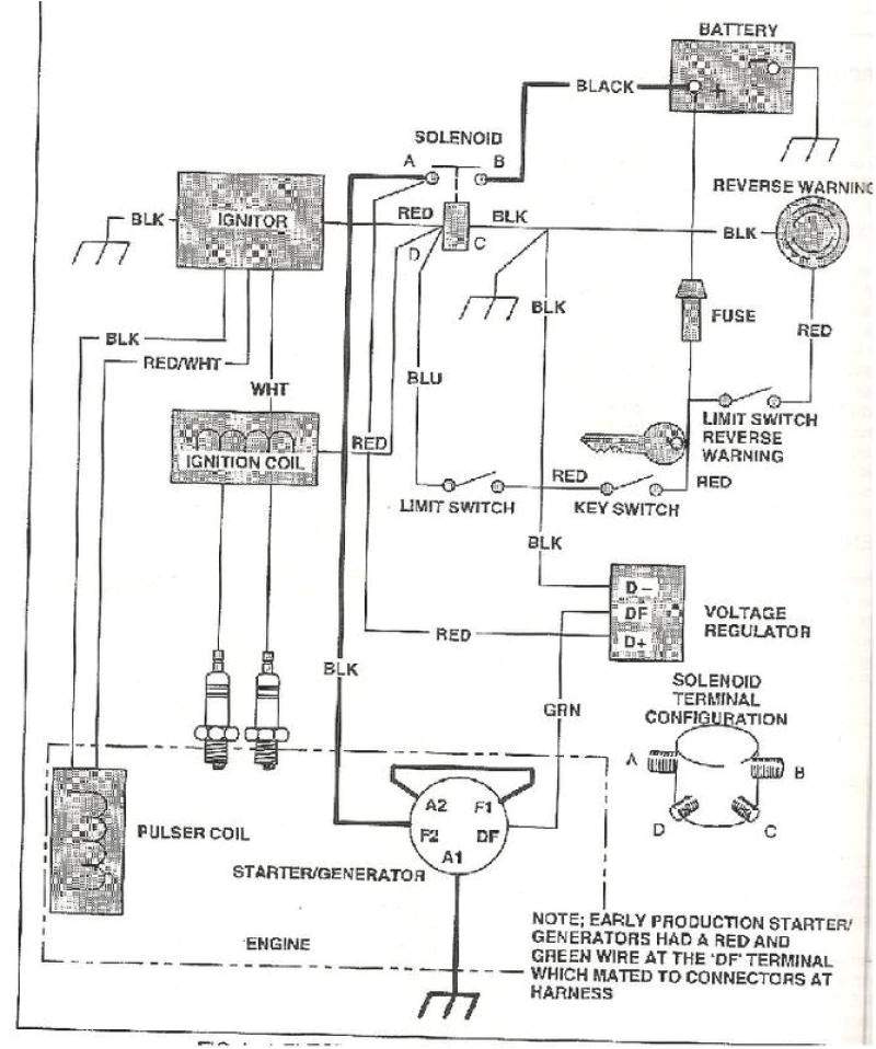 Ezgo Wiring Diagram Electric Golf Cart Ez Go Golf Cart Electrical Diagram Wiring Diagram Query
