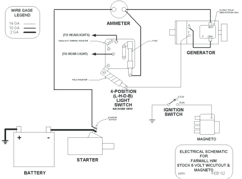 Farmall Super A Wiring Diagram Tractor Generator Wiring Positive Ground Wiring Diagrams New