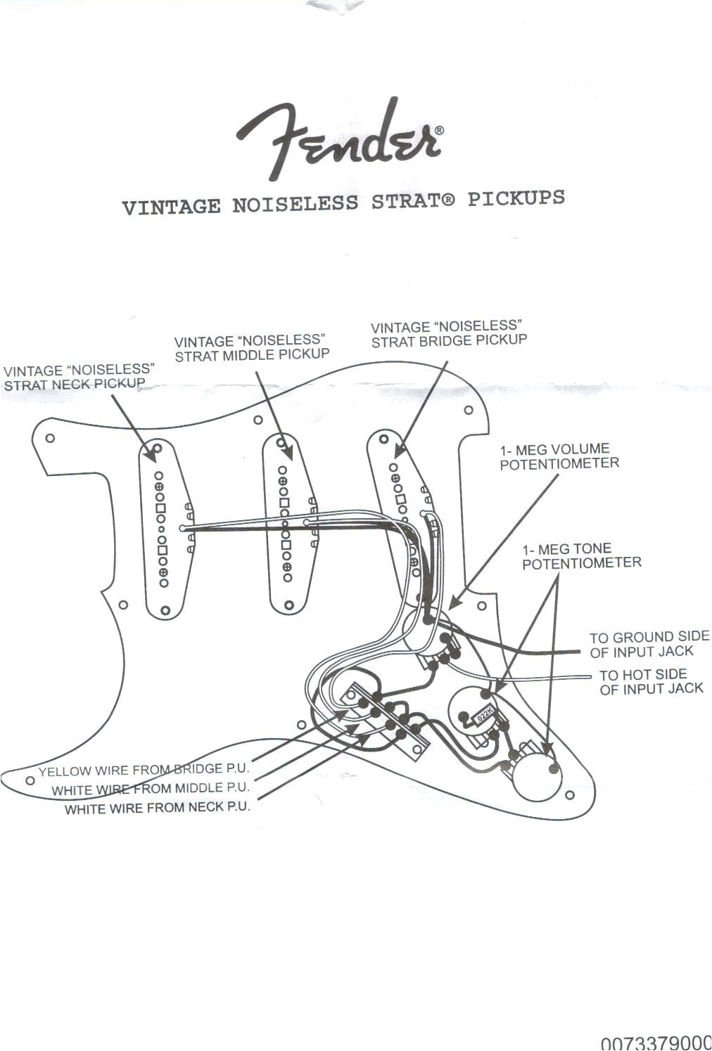 Fender Vintage Noiseless Pickups Wiring Diagram Fender Noiseless Pickup Wiring Diagram Schematic Wiring Diagram Query