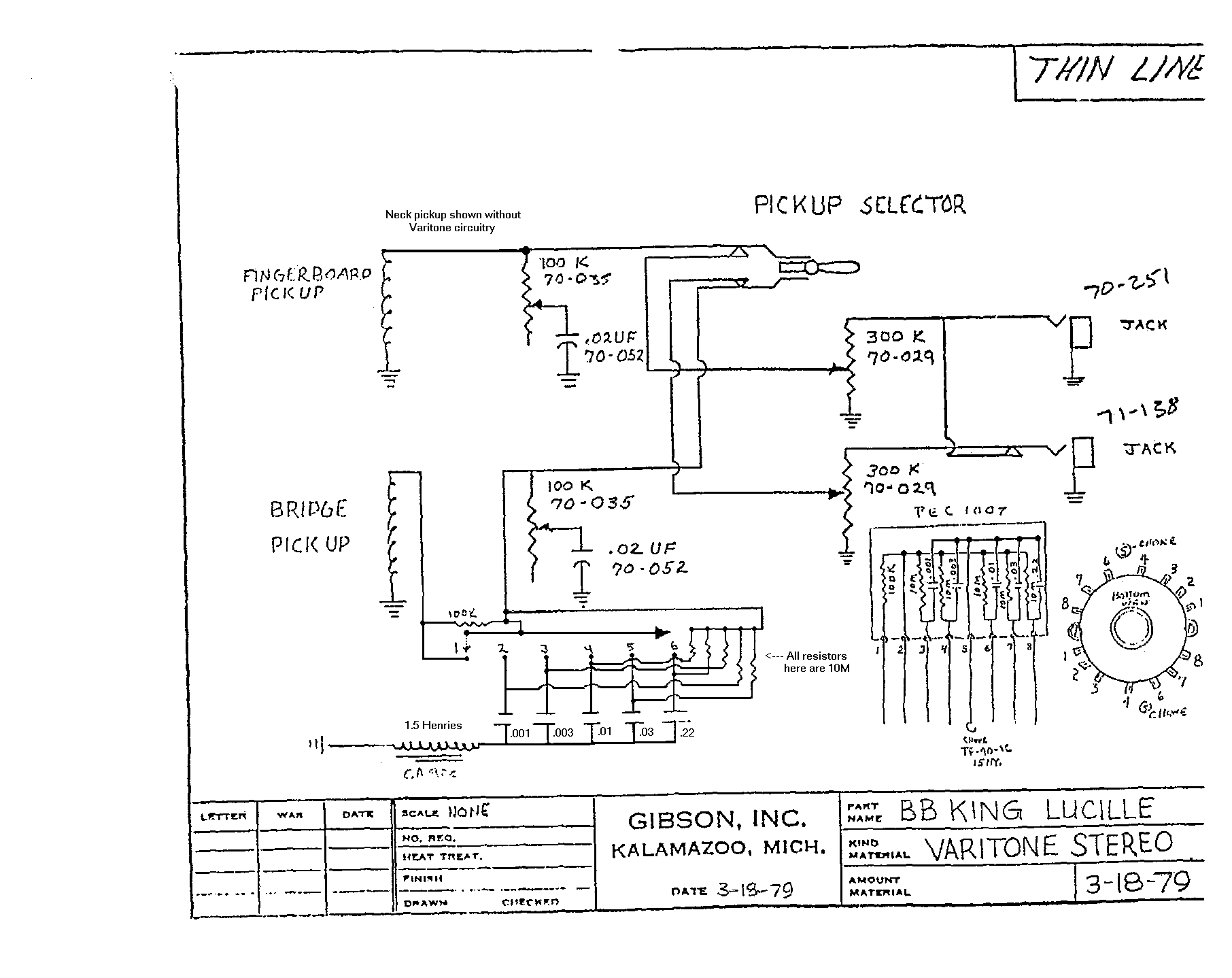 Gibson Varitone Wiring Diagram Gibson Varitone Wiring Diagram Lovely Ted Crocker Wiring Diagram 1