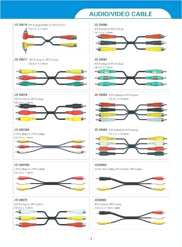 Hdmi to Av Cable Wiring Diagram Rca Wiring Color Code Wiring Diagrams for