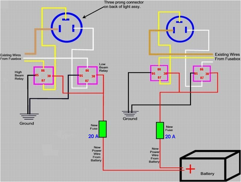 Hid Wiring Diagram H4 Wiring Diagram Relay Wiring Diagrams Place