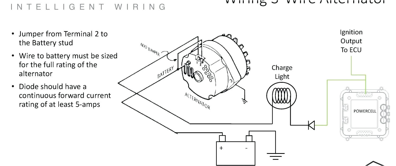 How to Wire An Alternator Diagram 5 Wire Gm Alternator Wiring Wiring Diagram Centre